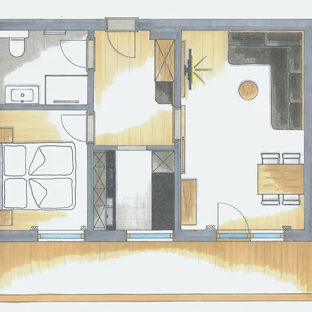 Daire Appartementhaus Schubert