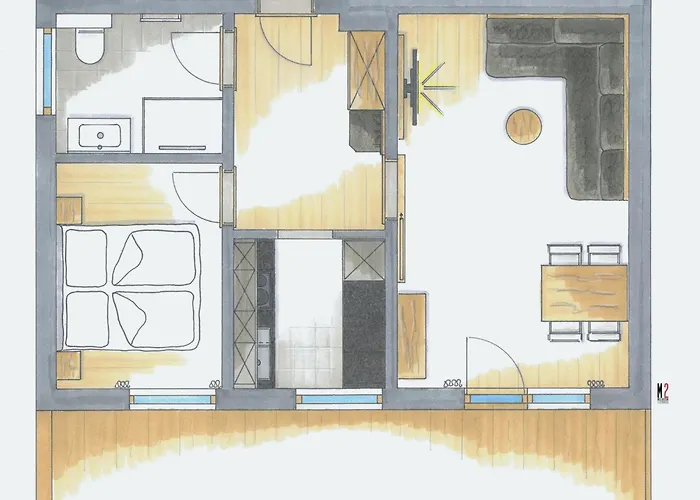 아파트 Appartementhaus Schubert